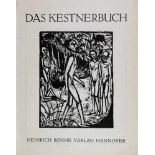 Erich Heckel. Männer am Strand.Holzschnitt. 1919. 17,5 : 13,4 cm. Gedruckt vom Originalstock. -