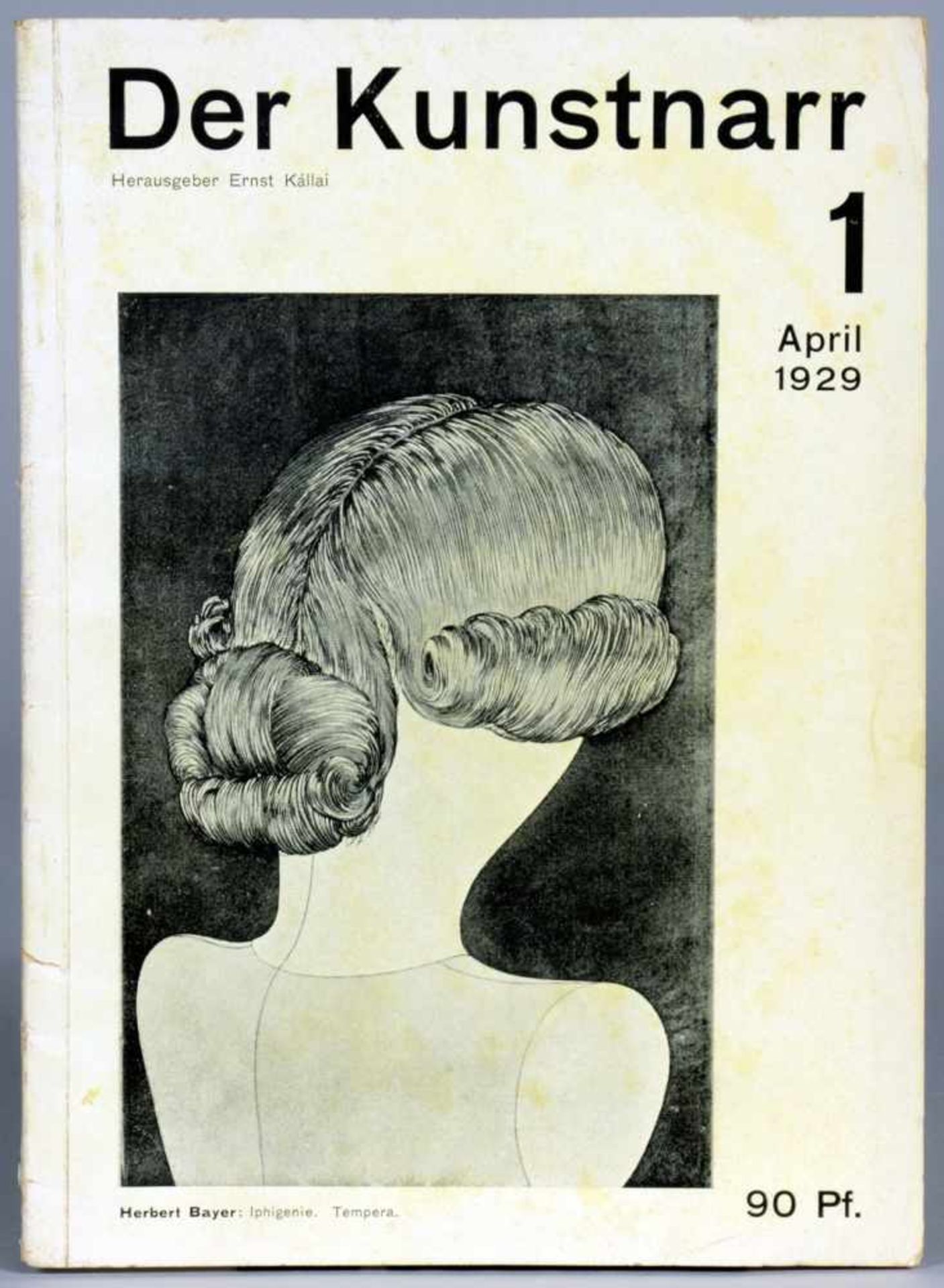 Der Kunstnarr. Herausgeber Ernst Kállai. [Heft] 1. Dessau, April 1929. Mit 19 meist ganzseitigen