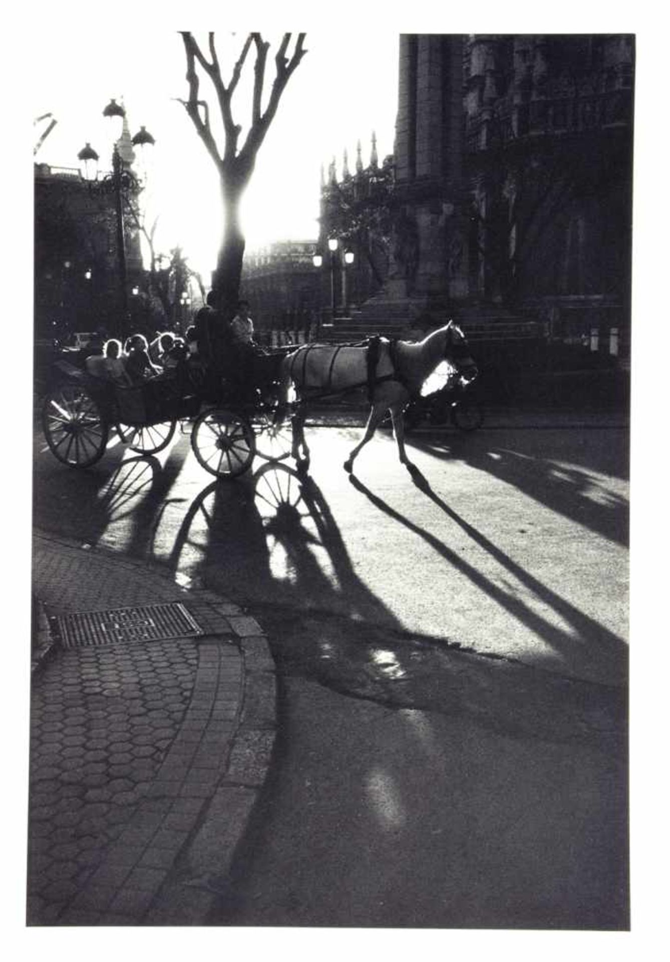 Charlotte March. Sevilla. Fotografie (Bromsilbergelatine). 1984. 39,0 : 26,4 cm. Rückseitig