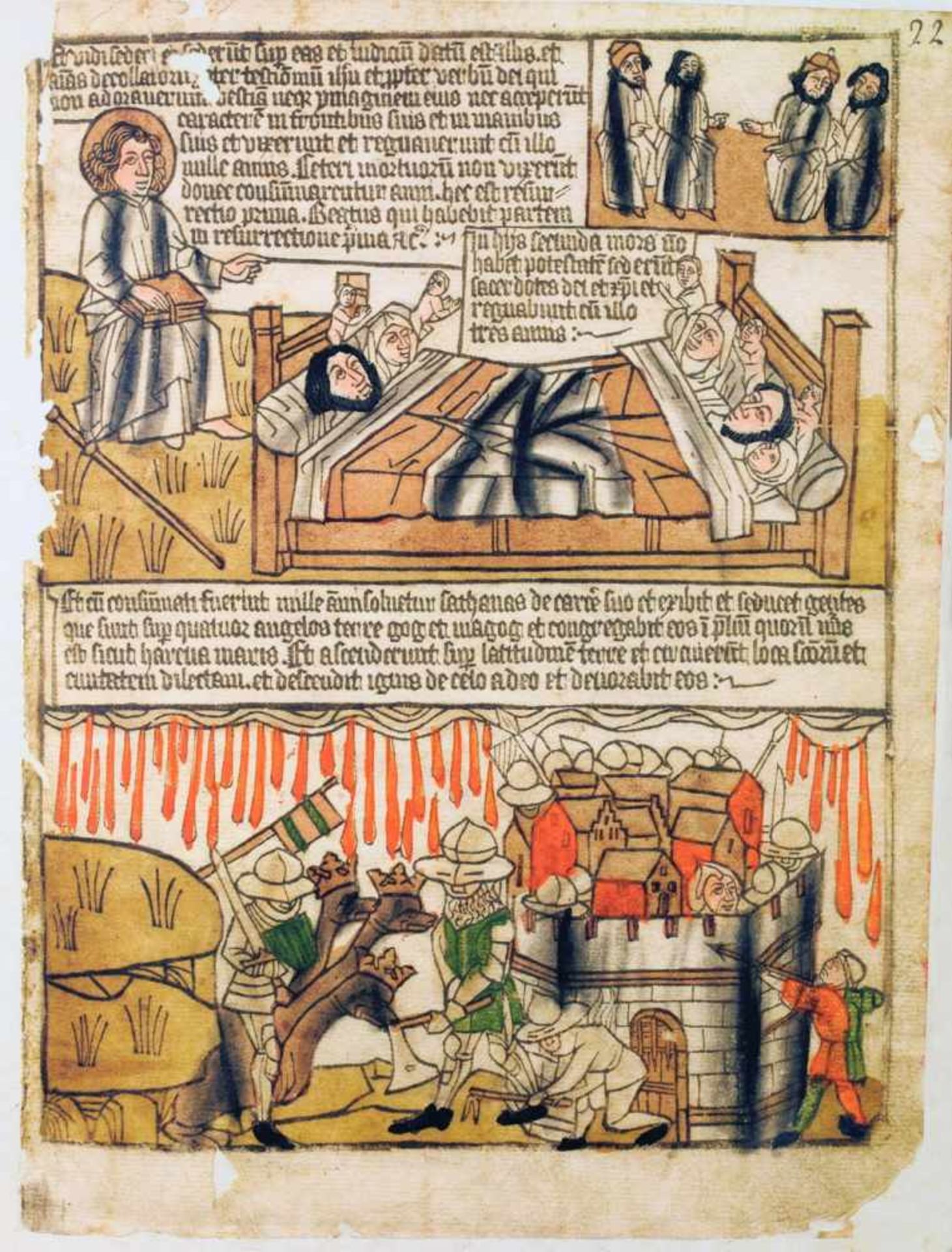 Faksimiles - Apocalypsis Johannis. Faksimile und Kommentarband. Modena, Libri illustri Il Bulino - Image 3 of 3