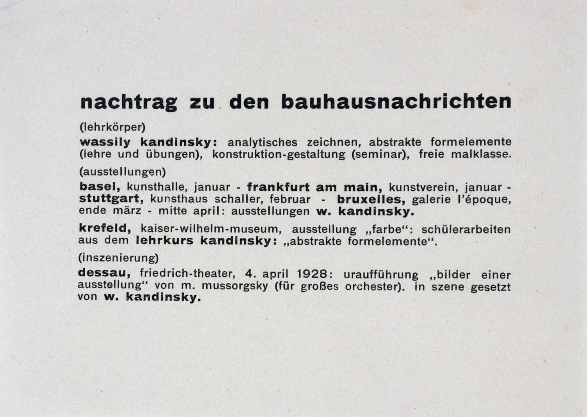 Bauhaus. Zeitschrift für Gestaltung. Herausgeber: Hannes Meyer, Schriftleitung: Ernst Kállai. [Heft] - Image 3 of 3