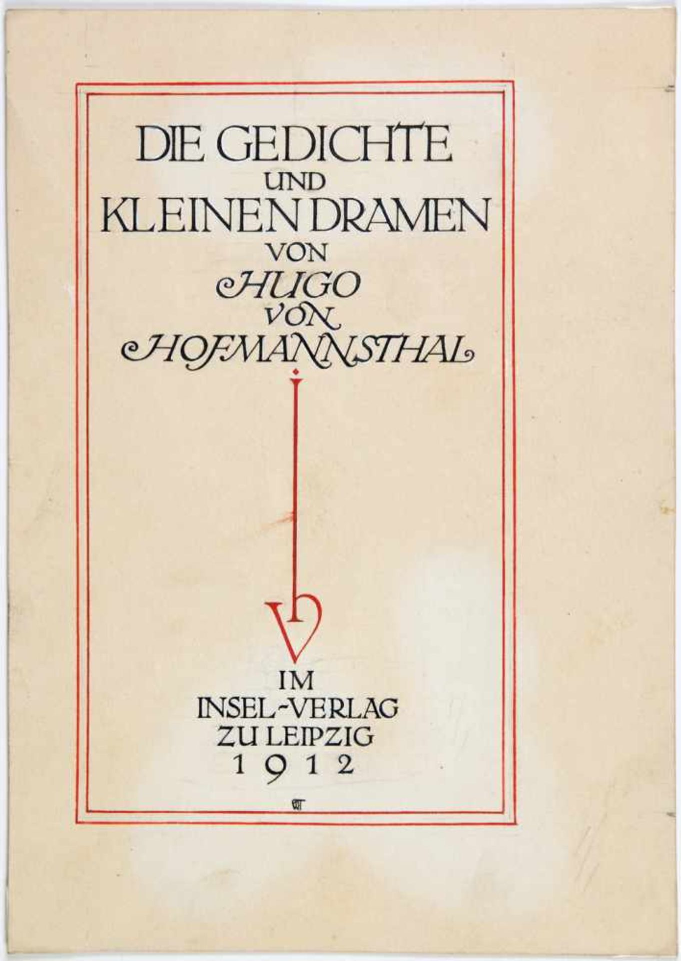 Insel Verlag - Walter Tiemann. Geschichte der Abderiten. Tuschzeichnung und zweifarbige - Image 3 of 3