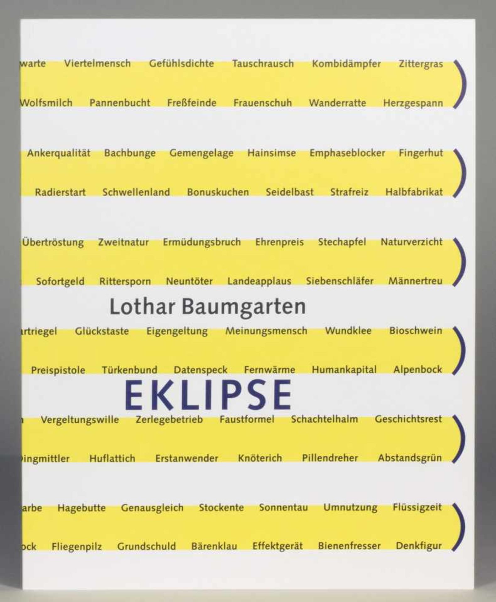 Lothar Baumgarten. Eklipse. Düsseldorf, Richter 1997. Mit zahlreichen meist farbigen Illustrationen. - Image 2 of 2