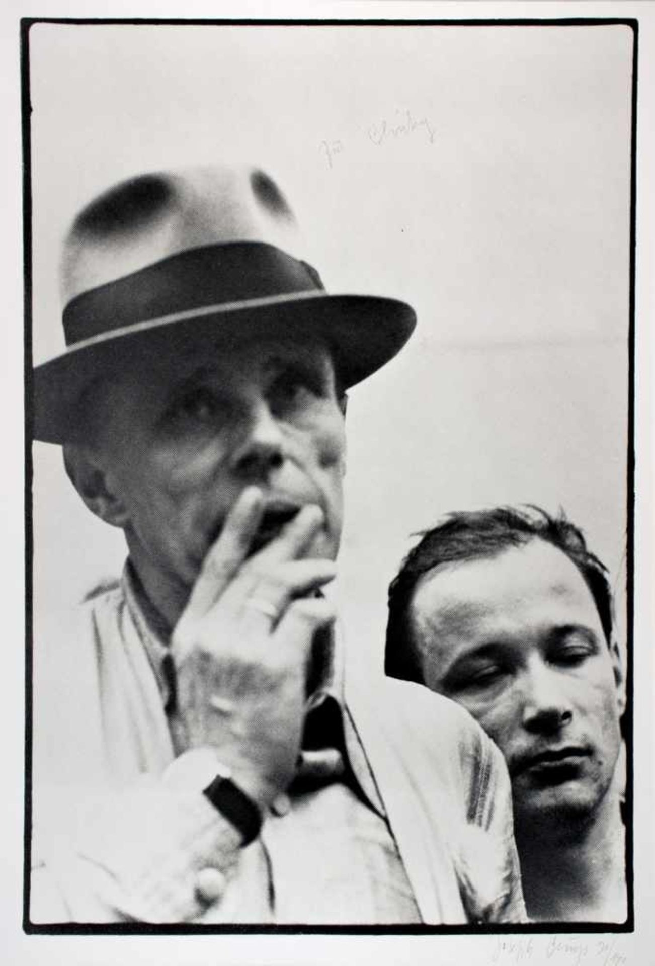 Joseph Beuys. für Blinky. Serigraphie. 1980. 80,0 : 53,7 cm (84,0 : 59,5 cm). Signiert, betitelt und