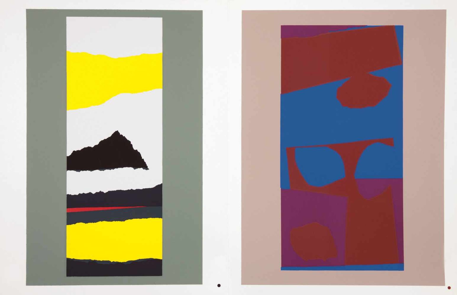 Josef Albers. Interaction of Color. Starnberg, Joseph Keller 1973. 81 lose Doppelblätter mit