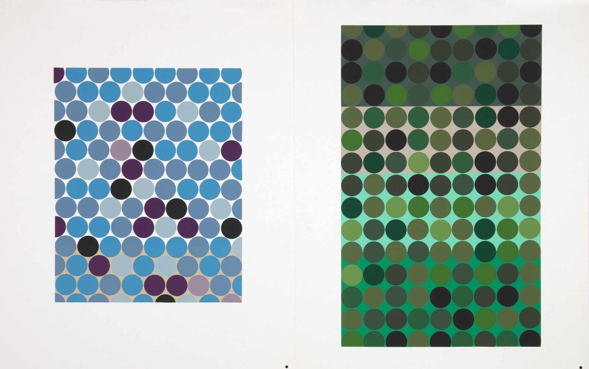 Josef Albers. Interaction of Color. Starnberg, Joseph Keller 1973. 81 lose Doppelblätter mit - Image 3 of 5