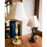 GOLFER LAMP + ONYX LAMP