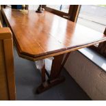 PITCH PINE CUT CORNER BREAKFAST TABLE