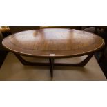 OVAL 1960S COFFEE TABLE