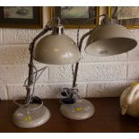 PAIR OF DESK LAMPS