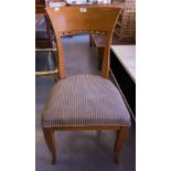 4 TULIP BACK DINING CHAIRS