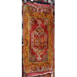 Turkish Yastik carpet, 1'9" x 4'