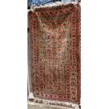 Afghan Belouch prayer rug, 3'1" x 5'6"