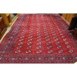 Pakistani Bokhara carpet, 10'1'' x 14'3''.