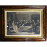 After Sir David Wilkie (British, 1785-1841), "The First Council of Queen Victoria," mezzotint