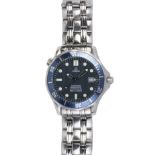 Omega Seamaster Diver Co-Axial Stainless Steel wristwatch, Ref. 2220.80.00 Dial: round, blue,