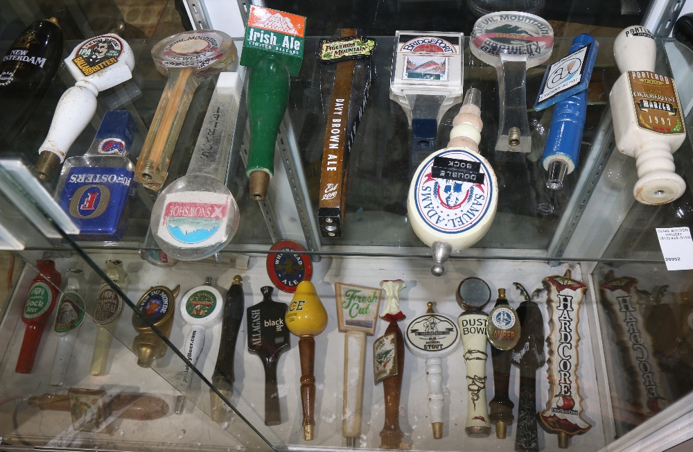 (lot of approx. 60) Four shelves of beer tap handles including Murphy's Irish Amber, Alaskan - Image 3 of 3