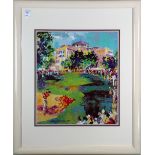 LeRoy Neiman (American, 1921-2012), "Westchester Golf," offset print, overall (with frame): 34.5"h x