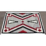 Navajo regional rug, 69" x 43"