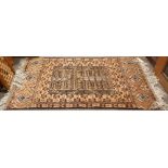 Afghan Turkomen carpet, 3'10" x 6'