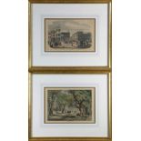 (lot of 2) European School (19th/20th century), "Oaks of Oakland" and "View of Montgomery Street,"