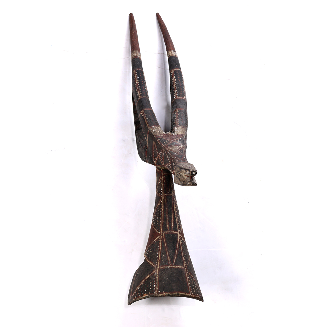 (lot of 2) Ethnographic decorative tribal group, consisting of a Kurumbe or Gurunsi, Burkina Faso, - Image 3 of 5