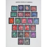 (lot of 100+) United States six Davo volume stamp collection, 1920-1990, nearly all mint never