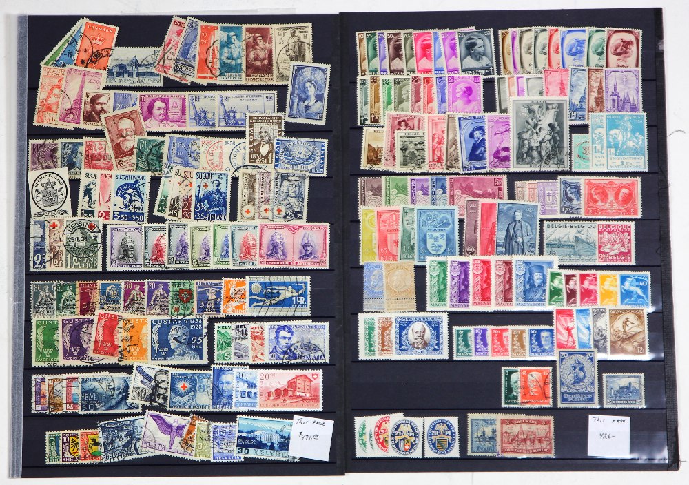 (lot of 75+) European stamp collection, 19th and 20th Century, consisting of examples from - Image 2 of 3