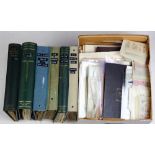 (lot of 10 containers) Worldwide stamp collection, including albums, stockbooks and covers with mint