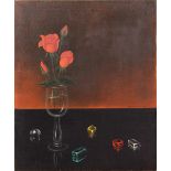 Ubaldo Casimo Veneziani (Italian, 1894-1958), Still Life with Roses, oil on canvas, signed lower