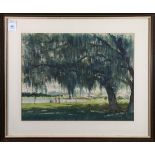 Norman Guthrie Rudolph (American, 1900-1985), "Clearwater," 1965, watercolor, signed and dated lower