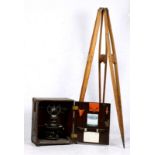 Keuffel and Esser Co. Theodolites, fitted in original case with tools and accessories, 16"h together