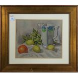 Harry Emmett Bellingham (American, 1898-1951), Fruit and Pitcher, watercolor, signed lower right,