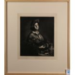 Théodule Ribot (French, 1823–1891), "Jean Raisin," 1883, etching, artist name in plate lower left,