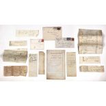 (lot of approx. 50+) 19th century ephemera group, primarily relating to the Lindsey Family of