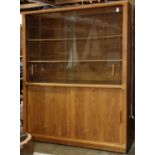 Custom made Mid-Century Modern display case, California circa 1960, the bench made case having