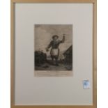 Jean Charles Levasseur (French, 1734–1816), "Le Vigneron," engraving after David Teniers the Younger