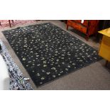 Contemporary hand made wool carpet, 6'2" x 8'10"