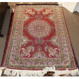 Persian Kerman carpet, 6' x 3'11"