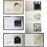 (lot of 7) Ben Shahn (American, 1898-1969), "For the Sake of a Single Verse Portfolio, from Rainer