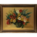 Dorothy Visju Anderson (American, 1874-1960), Floral Still Life, oil on canvas, signed lower