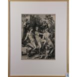 After Hendrik Goltzius (Dutch, 1558–1617), Bacchus, Venus, and Ceres, 1600, engraving, engraved by