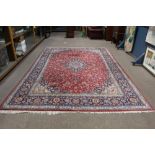 Persian Kashan carpet, 10'7" x 15'3"