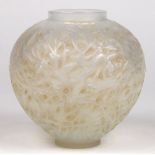 R Lalique Gui vase model 1749, originally introduced in 1920, the spherical form having an