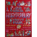 (American School, 20th century), "2nd Annual Haight Ashbury Street Fair," 1979, poster, featuring