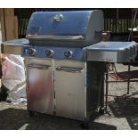 Weber Genesis gas grill, 47"h x 55"w x 21"d