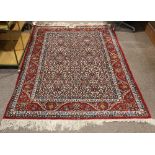 Persian Nain carpet, 4'8" x 6'10"