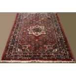 Persian Hamadan carpet, 4'11" x 6'6"