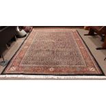 Indo Hamadan carpet, 8'11" x 12'2"
