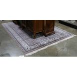 Indo-mir rug (blue/pink), 9'2" x 6'2"